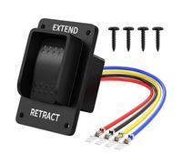 Reverse Polarity Switch 12V DPDT Momentary 3 Position Rocker Switch Waterproof Marine ON Off ON 20A Polarity Reversing Switch