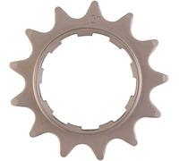 Pignone 13T a Velocità Singola Inversa per Bicicletta - Compatibile con Mozzi HG e Catene 1-11 Velocità, CrMo Stahl, Argento