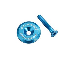 Reverse Tasso Tappo in Alluminio con Vite Blu Scuro