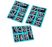 Reverse Thinking Metal Puzzle Ring Set for Kids & Adults, Educational Logic Game Gifts 2026 (C * 3 pcs)