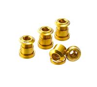 Reverse, Vite per corona + dado in alluminio, MTB, 4 pezzi, 9 g, gold