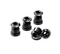 Set di bulloni per corona inversa 7mm nero x4