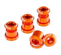 Set di bulloni per corona inversa 7 mm arancione x4
