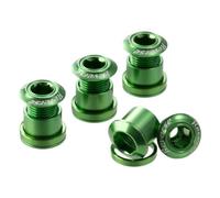 Set di Bulloni Corona Inversa 4 Pezzi in Alluminio 7075 - Verde