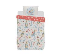 Reversibile Peter Rabbit Foresta Vita Letto Bambini Set Copripiumino Federa