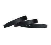 Reversible H Microfibra Cinture in pelle Sostituzione Cinturino senza Fibbia 32mm Larghezza Grigio Nero