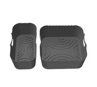 Revêtement Silicone Pour Friggitrice Sans Huile, Panier Silicone Résistant À La Chaleur, 2 Pièces Plateau Amovible Réutilisable Antiadhésif, Accessorio Sécuritaire Pour Cuisson Viande Légume Snack