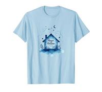 Reveur House Blue: Casa dei Sogni Notte Stellata Stravagante Maglietta, Uomo, Celeste, 3XL
