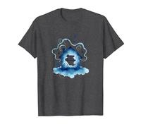 Reveur House Blue: Casa dei Sogni Notte Stellata Stravagante Maglietta, Uomo, Grigio Scuro, 3XL