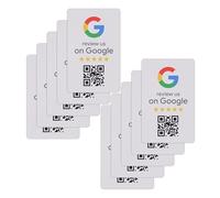 Review Tap Card for Google - NFC e QR Code Card per piccole imprese, Ottieni più recensioni dei clienti, must have per ufficio, fiere e cabine dei fornitori, accessori e forniture di marketing