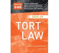 Revise SQE Tort Law 2025/26 | Revision Guides for SQE1 | Solicitor’s Qualifying Exam | Up to date with 2025 Specification: SQE1 Revision Guide