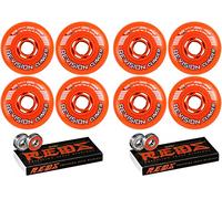 Revision Wheels Inline Roller Hockey Clinger 72 mm 82 A Pezzi con Cuscinetti Bones