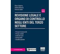 Revisione legale e organo di controllo negli Enti del terzo settore. Principi di revisione ISA. Principi contabili. Analisi dei rischi. Esempi pratici. Checklist operative