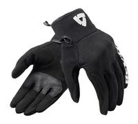 Revit Access Guanti da moto da donna, nero/bianco, L