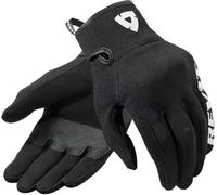 Revit Access Guanti da moto, nero/bianco, S