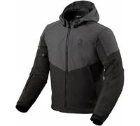 Revit Afterburn H2O, giacca tessile impermeabile 3XL male Nero/Grigio Scuro