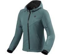 Revit Afterburn H2O Giacca tessile moto da donna, Verde scuro, Taglia 46