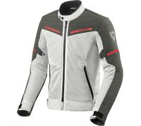 Revit Airwave 3 Giacca tessile motociclistica, bianco/grigio, Taglia S