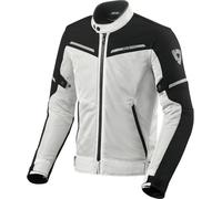 Revit Airwave 3 Giacca tessile motociclistica, bianco/nero, Taglia S
