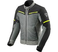 Revit Airwave 3 Giacca tessile motociclistica, grigio/nero/giallo, Taglia S
