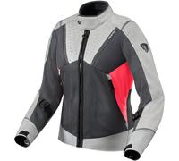 Revit Airwave 4 Giacca tessile moto da donna, grigio/rosa, Taglia 36