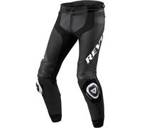 Revit Apex Pantaloni in pelle da moto, Bianco/nero, Taglia 54/32