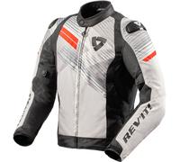Revit Apex TL Giacca tessile da moto, bianco/nero/rosso, Taglia S