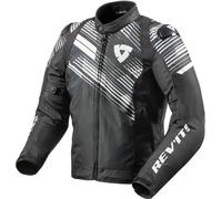 Revit Apex TL Giacca tessile da moto, Bianco/nero, Taglia XL