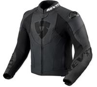 Giacca da moto in pelle Revit Argon 3 nero-antracite 54