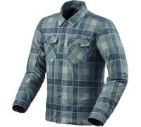 Revit Bison 2 H2O Camicia Moto, blu/blu, Taglia L