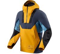 Revit Smock Blackwater 3 H2O giacca a vento impermeabile per moto, nero-blu, taglia L per maschi