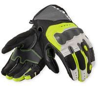 Revit Blaze Guanti da moto, nero/grigio/giallo neon, Taglia S