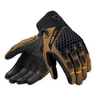 Revit Caliber 2 Guanti da motocross, nero/marrone, Taglia 2XL
