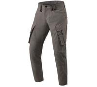 Revit Cargo Tristan Tapered Pantaloni tessili per motociclette, nero/oliva, Taglia 30/32
