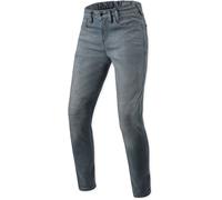 REV'IT! Jeans da moto Carlin SK Extra Cropped Uomo Grigio medio lavato W36/L30