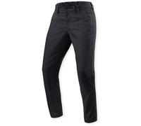 Revit Chino Dean 2 Tapered Pantaloni tessili da moto, nero, Taglia 34/34