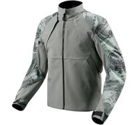 Revit Continent Giacca tessile moto, grigio, taglia 2XL per maschi