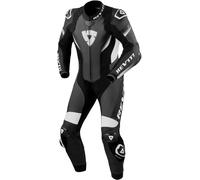 Revit Control Tuta in pelle da moto di un pezzo, nero-bianco, taglia 54 per maschi