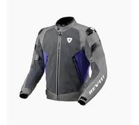 Revit Control Air H2O impermeabile Moto Tessile Giacca, grigio/blu, 2XL