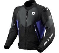 Revit Control H2O, giacca tessile impermeabile 3XL male Nero/Blu