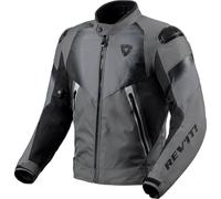 Revit Control H2O Giacca tessile moto, nero-grigio, taglia 2XL per maschi