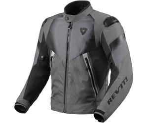 Revit Control H2O Giacca tessile moto, nero-grigio, taglia S per maschi