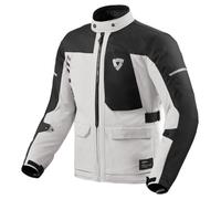 REV'IT! Convergent H2O Giacca in tessuto unisex argento, taglia 2XL