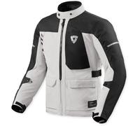 REV'IT! Convergent H2O Giacca in tessuto unisex argento, taglia L