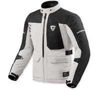 REV'IT! Convergent H2O Giacca in tessuto unisex argento, taglia XL
