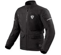 Revit Convergent H2O Giacca tessile da motocicletta impermeabile, nero, Taglia 3XL