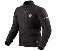 Revit Convergent H2O Giacca tessile da motocicletta impermeabile, nero, Taglia S