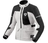 Giacca da moto da donna Revit Convergent H2O argento-nero 34