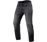 Rev'it Jeans Uomo Revit Detroit 2 Tf Grigio Medio Slavato L34 Standard W28