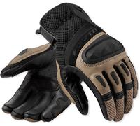 Revit Dirt 4 Guanti da moto, nero-beige, taglia XL per maschi